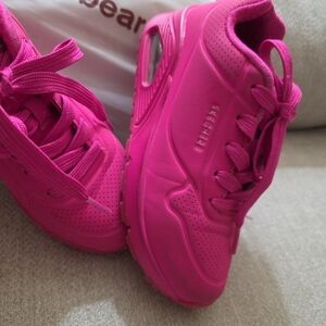 Pink Sneakers with Air Cushion Girls Size 13